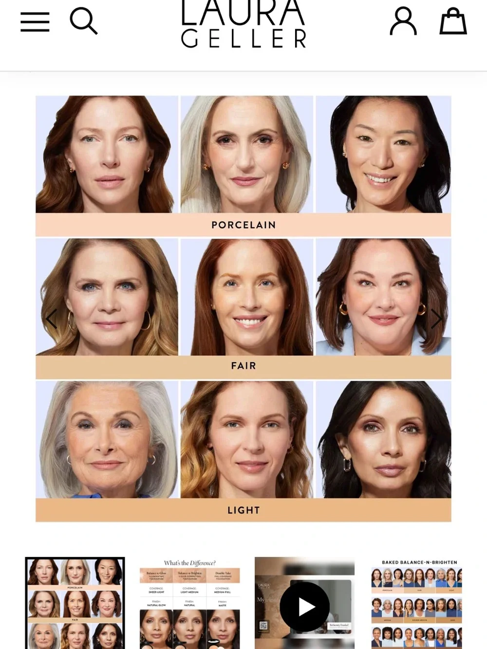 NEW Laura Geller Baked Balance-N-Brighten Color Correcting Foundation